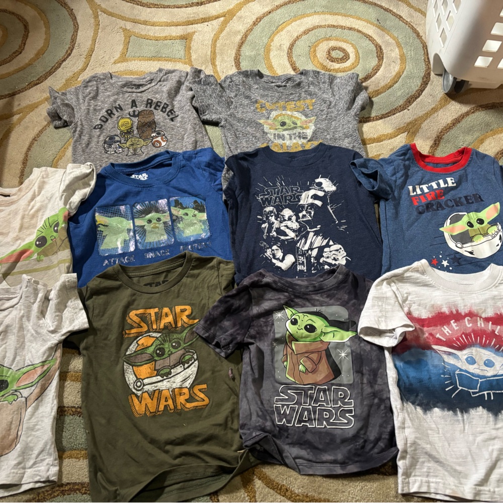 Star Wars Short Sleeve Tees toddler boys